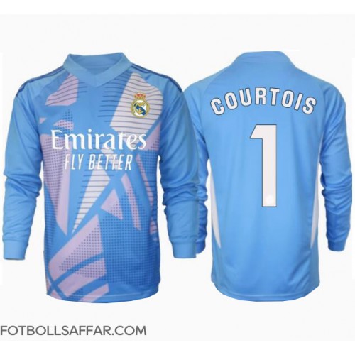 Real Madrid Thibaut Courtois #1 Målvakt Hemmatröja 2024-25 Långärmad